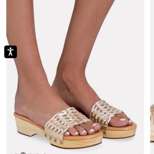 Ancient Greek sandals woven clog sandal